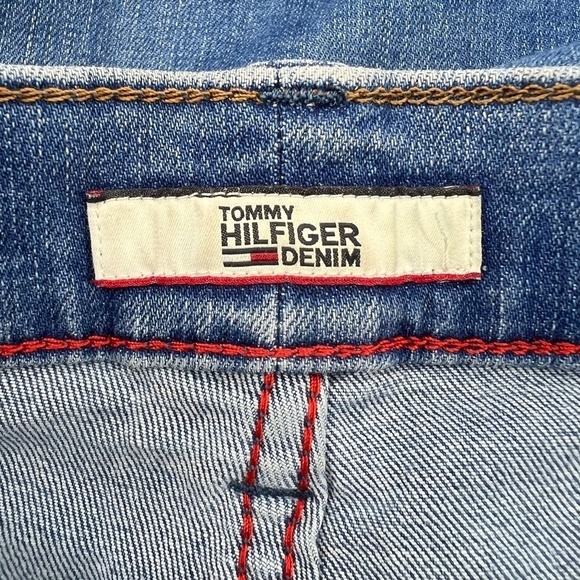 Tommy Hilfiger Distressed Rough Hem Jean Leggings Size 14 Women's - Picture 2 of 8